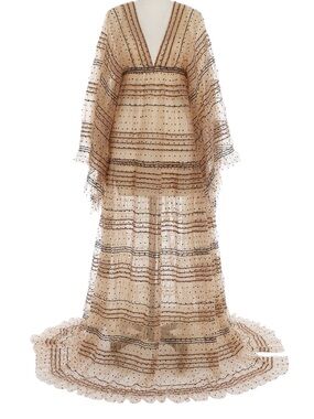 Boho‎ Tulle Black Tan Blush Sequined Maternity Photoshoot Dress